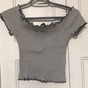 Zara ribbed crop top